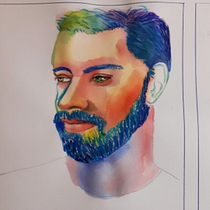 Mi Proyecto del curso: Cuaderno de retratos en acuarela. Portrait Drawing, and Watercolor Painting project by Ángeles Argáez - 03.10.2021