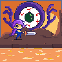 Mi Proyecto del curso: Animación de personajes en pixel art para videojuegos  Ein Projekt aus dem Bereich 2-D-Animation, Concept Art und Pixel Art von Walo Manuel Lara Aravena - 11.03.2021