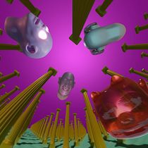 Escenario PopUp Heads. 3D, Animation, Film, Video, TV, 3D Design, 3D Modeling, and Motion Graphics project by Pablo César Gómez López - 03.21.2021