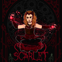ScarletWitch/Wanda. Comic, Digital Drawing, Traditional illustration, and Digital Illustration project by Guillermo Eguizabal - 03.11.2021