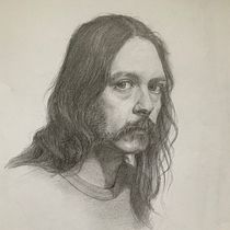 My project in Realistic Portrait with Graphite Pencil course. Portrait Drawing project by annakocharina - 03.11.2021