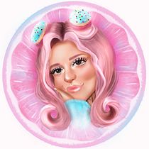 My project in Digital Fantasy Portraits with Photoshop course. Portrait Drawing project by Ela Zaki - 03.11.2021