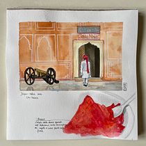 My project in Watercolor Travel Journal course. Sketching project by Marina Cattoi - 03.11.2021
