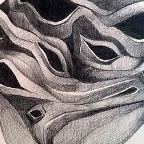 Il mio progetto del corso: Ritratto creativo in chiaroscuro con matita. Un projet de Dessin au cra, on, Dessin artistique , et Dessin de portrait de Barbara Lasagna - 11.03.2021