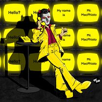 Mr. MacPhisto. Digital Drawing project by Erne Guevara - 03.11.2021