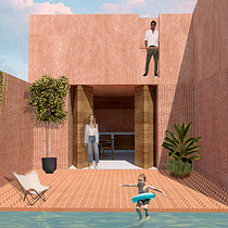 Mi Proyecto del curso: Representación gráfica de proyectos arquitectónicos. Un projet de Architecture, Architecture numérique et Illustration numérique de Joselyn Guevara Quiñones - 12.03.2021