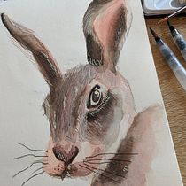 Mi Proyecto del curso: Técnicas experimentales de acuarela para principiantes . Watercolor Painting project by Menfis Galvez - 03.12.2021