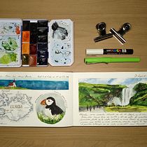 Mi Proyecto del curso: Cuaderno de viaje en acuarela. Sketchbook, Traditional illustration, and Watercolor Painting project by Paula Lapido - 03.13.2021