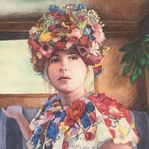 My project in Watercolor Illustration: Recreate Your Most Iconic Scenes course. Un progetto di Disegno di ritratti e Pittura ad acquerello di bree_at_last - 12.03.2021
