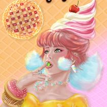 My project "Gluttony" . Digital Illustration project by vestale - 03.12.2021