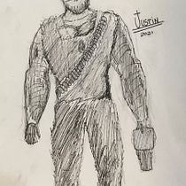 Mi Proyecto del curso: Ilustración para cómics: anatomía de un superhéroe. Desenho anatômico projeto de denisvera - 13.03.2021