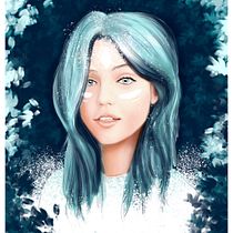Mi Proyecto del curso: Retratos digitales de fantasía con Photoshop. Traditional illustration project by Melanie Blaser - 03.13.2021