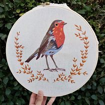 Mi Proyecto del curso: Pintar con hilo: técnicas de ilustración textil. Embroider project by camila.arcon - 03.13.2021