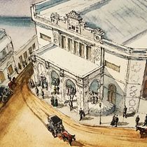 Mi Proyecto del curso: Dibujo arquitectónico con acuarela y tinta. Architecture project by Juan Rafael Ricardo De la Hoz - 03.14.2021