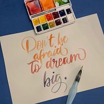 Il mio progetto del corso: Scrittura italica con brush pen @begovinuela Ein Projekt aus dem Bereich H und Lettering von Cristiana D’arco - 14.03.2021