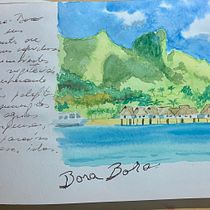 Mi Proyecto del curso: Cuaderno de viaje en acuarela. Fine Arts project by marcelamiranda51 - 03.15.2021