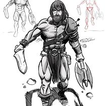 Mi Proyecto del curso: Ilustración para cómics: anatomía de un superhéroe. Desenho digital projeto de Elias Melendez - 15.03.2021