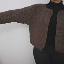 Mi Proyecto del curso:  Top-down: prendas a crochet de una sola pieza. Crochet project by Marina - 03.15.2021