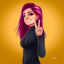 My project in Female Character Portraits in Procreate course. Traditional illustration project by Alejandro Sepulveda - 03.16.2021
