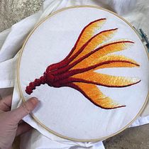My project in Painting with Thread: Textile Illustration Techniques course. Embroider project by thewoodwyrm - 03.16.2021