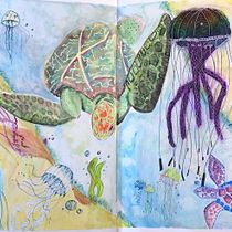 Mi Proyecto del curso: Técnicas de ilustración para desbloquear tu creatividad. Fine Arts project by Laura Campo - 05.05.2021