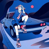 My project in Dynamic Character Illustration course. Digital Illustration project by Daniel Strugariu - 03.16.2021