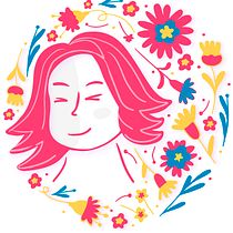 Mi Proyecto del curso: Retrato ilustrado con elementos botánicos. Un progetto di Illustrazione botanica di Valeria Meneses - 16.03.2021