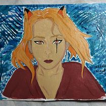 Raposa. Een project van  Acr, lschilderij,  Beeldende kunst, Schilderij y  Olieverfschilderij van Ana Bela Gonçalves - 23.03.2021