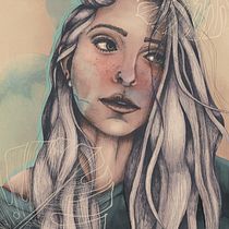 Mi Proyecto del curso: Retrato ilustrado con Procreate. Desenho projeto de Julieta Jones - 16.03.2021