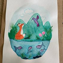 Mi Proyecto del curso: Técnicas de ilustración con acuarela y gouache. Artistic Drawing project by nataliadiazec - 03.20.2021
