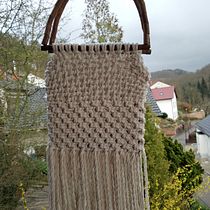 Mi Proyecto del curso: Diseño de accesorios en macramé. Un proyecto de Artesanía, Diseño de complementos, Macramé, Decoración de interiores y Tejido de Arantxa Romero - 16.03.2021