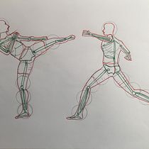Mein Kursprojekt: Anatomische Zeichnung für Anfänger. Drawing project by aohle - 03.16.2021