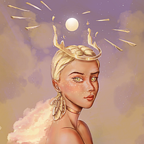 Mi Proyecto del curso: Retratos digitales de fantasía con Photoshop. Traditional illustration, Drawing, Digital Illustration, Portrait Drawing, Digital Drawing, and Digital Painting project by Favian Carrasco - 05.27.2021
