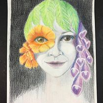 My project in Chiaroscuro Creative Portrait with Pencils course. Un projet de Illustration traditionnelle, Dessin au cra, on , et Dessin de portrait de selinashapland - 17.03.2021