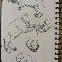 Mi Proyecto del curso: Cuadernos de dibujo: encuentra un lenguaje propio. Un proyecto de Sketchbook de Audrey Simões - 17.03.2021