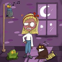 Alina: la irritable Marciana. Un progetto di Graphic design e Illustrazione editoriale di Alessia Giannetti - 17.03.2021
