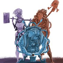 Mi Proyecto del curso: Fábrica de personajes ilustrados. Traditional illustration project by David Ramos Sánchez - 03.17.2021