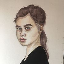 Meu projeto do curso: Retrato em aquarela a partir de uma fotografia. Portrait Drawing project by stefanimpessoa - 03.17.2021