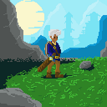 Meu projeto do curso: Introdução ao desenho de personagens em pixel art. Un projet de Animation 2D, Dessin, Conception de jeux  , et Pixel art de Gustavo Caixeta - 17.03.2021