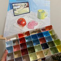 Mi Proyecto del curso: Bodegón . Pintura a óleo projeto de Andrea Alejandra Balderrama Aguilar - 10.03.2021
