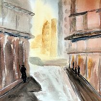 My project in Architectural Sketching with Watercolor and Ink course. Watercolor Painting project by taiga91 - 03.18.2021