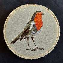 Mi Proyecto del curso: Pintar con hilo: técnicas de ilustración textil. Embroider project by aline.paez34 - 03.18.2021