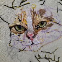 Mi Proyecto del curso: Needle painting para principiantes. Embroider project by aline.paez34 - 03.18.2021