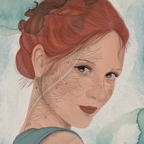 Mi Proyecto del curso: Retrato ilustrado con Procreate. Ilustração digital projeto de Verónica Martín García - 18.03.2021