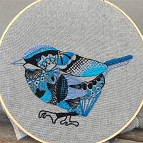 Mi Proyecto del curso: Técnicas de bordado: ilustrando con hilo y aguja. Un projet de Broderie de Catalina Benavente Larrain - 18.03.2021