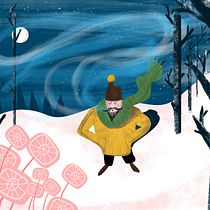 Winter Forest. Traditional illustration project by Annika Englund - 03.18.2021
