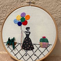 Mi Proyecto del curso: Bordado en fotografías sobre tela. Photograph, Collage, Paper Craft, Printing, Embroider, DIY, and Textile Design project by Pilar Mata Abadia - 06.29.2021