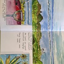 My project in Watercolor Travel Journal course. Watercolor Painting project by Elena Dearth - 03.19.2021
