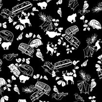 My project in Illustrated Pattern Design course.  project by lavoie.nancy - 03.19.2021