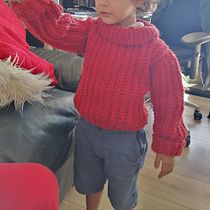 Mi Proyecto del curso: Crochet: crea prendas con una sola aguja. Un projet de Crochet de Catalina Nicole Calderón Santibáñez - 19.03.2021